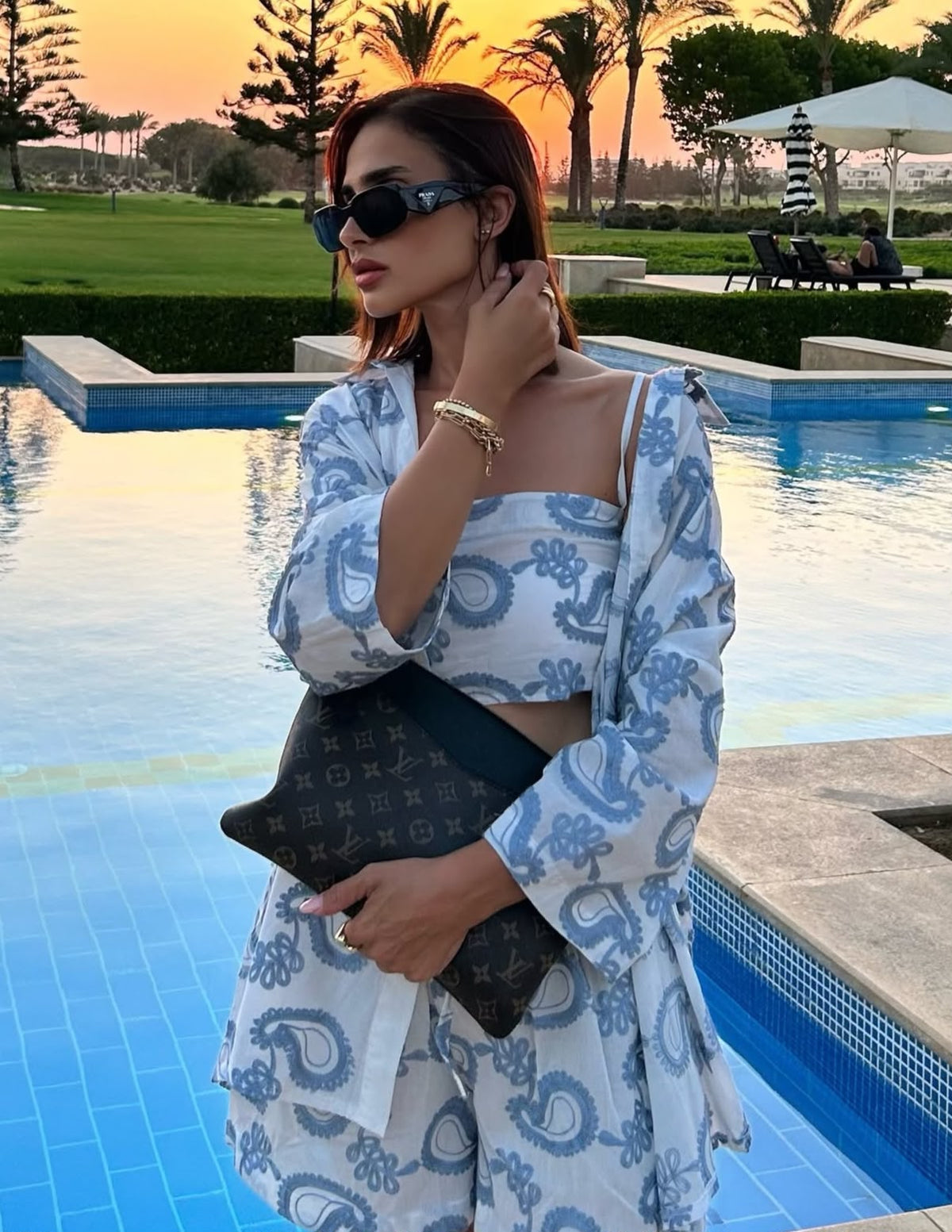 Habiba Blue Set