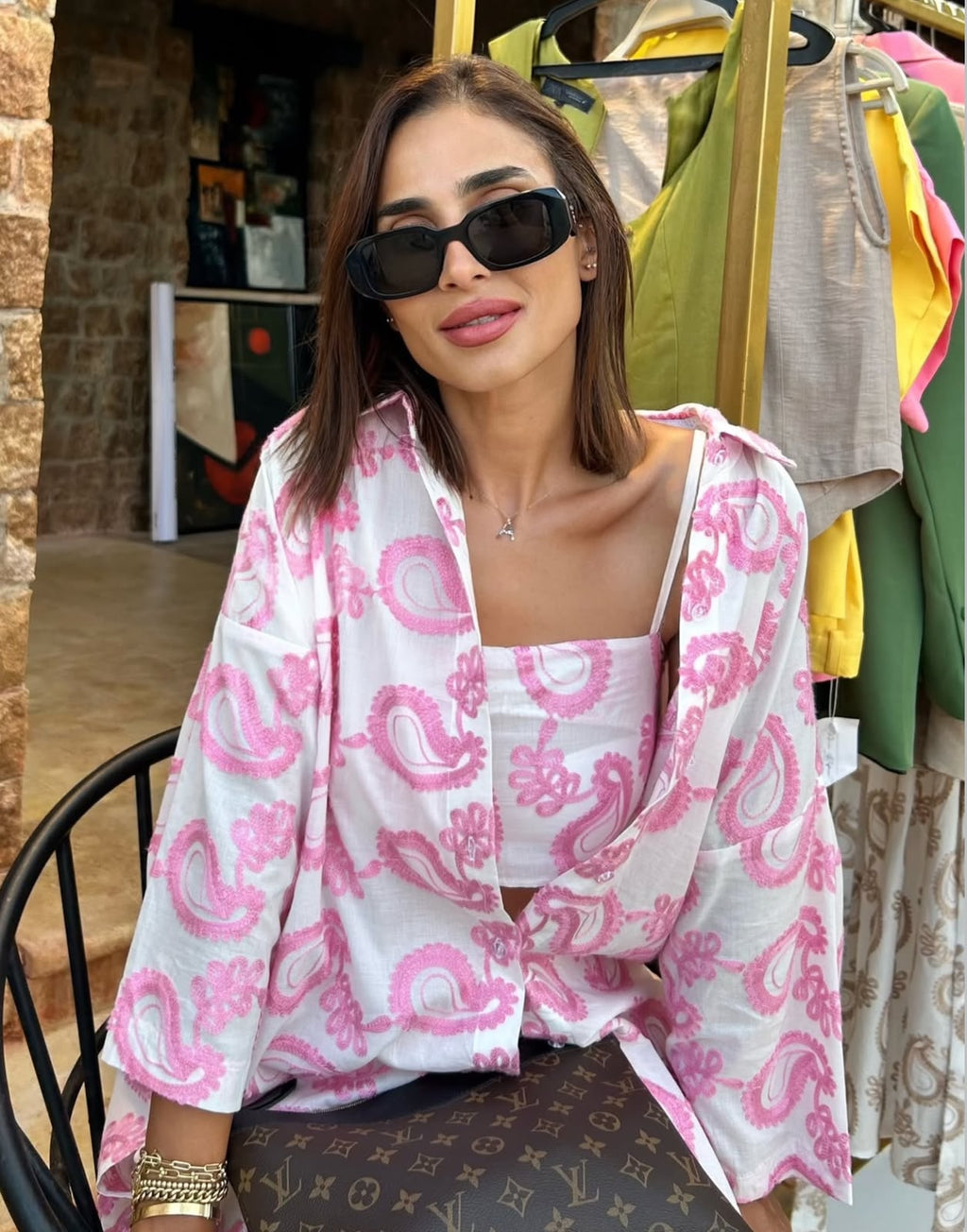 Habiba Pink Set