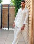 White Linen Set